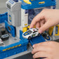 Police Station Dispatch Combined Playset with Lights & Sounds – DIY Assembly Toy Set