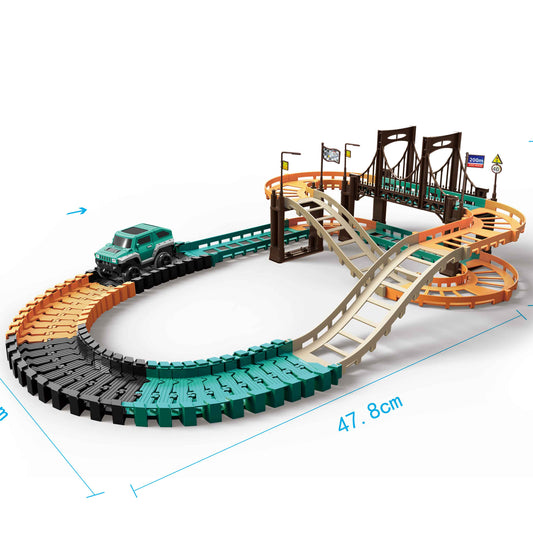 B_O City Track – Luminous Urban Rail Playset 48-piece